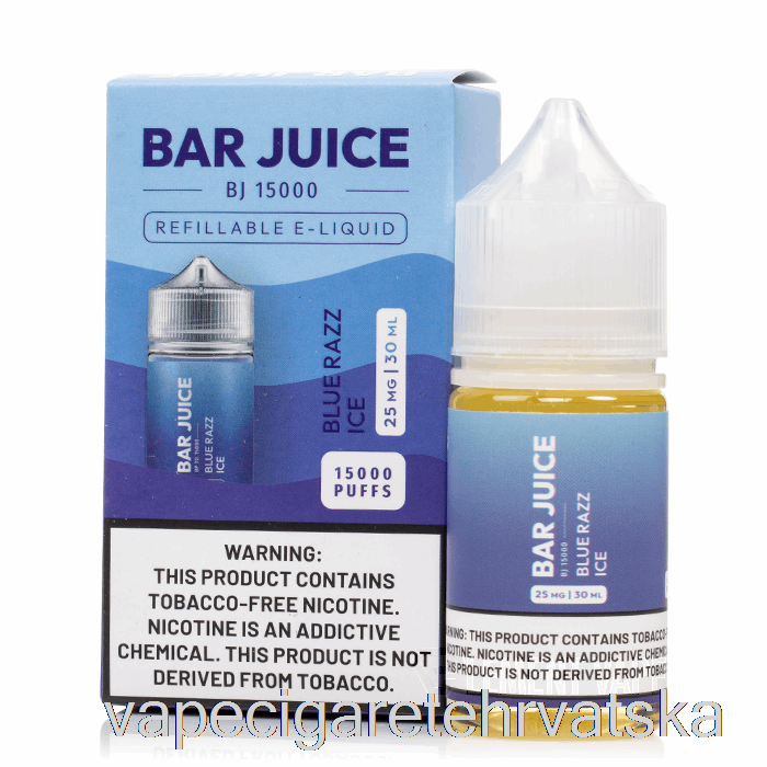 Vape Cigarete Blue Razz Ice - Bar Sok - 30ml 25mg